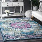 73.0% Off – Status Contract Rugs for Living Room |(3x5ft) Printed Carpet for Living Room Decor|Anti Skid Backing Home Essentials| Boho Rugs for Living Room (Vintage 415), Polyester, Multicolor, Rectangular