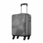 83.0% Off – Safari Polypropylene (Pp) Pentagon Hardside Small Size Cabin Luggage Suitcase 4 Spinner Wheels Trolley Bags for Travel Dark Grey Color 55Cm