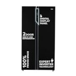 47.0% Off – Haier 602L 3Star 2 Door Side by Side Frost Free Refrigerator|100% Convertible|Expert Inverter Technology|Digital Display Panel|Triple Twist Ice Maker|Deo Fresh Technology (HRS-682KS, Black Steel)