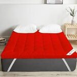 84.0% Off – ACHIR 2500 GSM Microfiber Finest Imported Super Soft Mattress Topper/Padding Large California King, 78″x84″ (Red, 6.5 ft x 7ft)