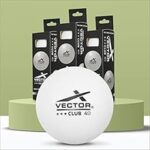 90.0% Off – Vector X Club 3 Star Premium ABS Plastic Table Tennis Balls Pack of 9 Pcs.| High Performance TT Balls for Professional Matches and Training | Ideal for Adults & Kids (White) – 3 Box