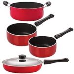 80.0% Off – Nirlon Nonstick Kitchen Cooking Aluminium Combo Set 4 Piece