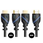89.0% Off – C & E Gold Plated 4K HDMI to HDMI Cable | COMBO PACK [ 10-Ft | 20-Ft ] HDMI 2.0 – High Speed Data Upto 18Gbps