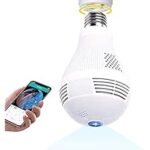 73.0% Off – AUSHA® Full HD 1080P WiFi Home Security Camera,2.4Ghz Wireless Security Camera,Bulb cam with 360 Degrees Panaromic View, Cloud Service, Night Vision, Two Way Audio for Baby/Elder/Pet