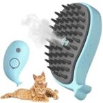85.0% Off – Qpets® Cat Comb, Dog Hair Brush, Cat Dog Steam Brush, 3 in 1 Electric Bath-free Pet Hair Cleaning Brush, USB Rechargeable Steam Massage Brush Dog Brush for Hair Remove Mat Shedding