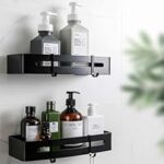 96.0% Off – Voltonix Corner Shelf/Rack for Bathroom Without Drill Wall Aluminium Self Adhesive Bathroom Shelf/Shelf for Kitchen Corner Rack Wall Mounted Bathroom Fittings/Storage (1, Long Wide)