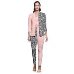 99.0% Off – JM Women’s Abstract Print Casual Co-ord Set |Office Wear|Causal wear| Womens 3 Piece Set for Women/Girls