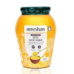 66.0% Off – Anveshan A2 Cow Ghee 1 Litre | Traditionally Bilona-Churned, Danedar Ghee | Aromatic| NABL Lab Tested (70+ tests), Cruelty-Free | Grass-Fed | Glass Jar