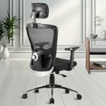 59.0% Off – ASTRIDE® Flexpro Ergonomic Office Chair for Home | 3-Years Warranty | Smart Multi-Tilt Lock Mechanism | 2D Adjustable Soft Armrests & Lumbar Support | 3D Headrest [Heavy Duty Metal Base, Black]