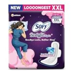 69.0% Drop – Sofy Women Bodyfit Longest XXL Sanitary Pads |Night Protection|Wider Hip Guard| Deep Absorption | Comfy dry cover| XX-Large, Pack Of 15
