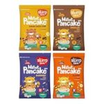 78.0% Off – Slurrp Farm No Maida Pancake Trial Pack Combo | Instant Breakfast Mix made with Oats, Ragi and Jowar | Eggless and Healthy Breakfast Mix, 50g X 4