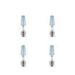 80.0% Off – PHILIPS 4-watt E27 ST64 LED Glass Amber Filament Bulb | Decorative LED Bulb for Home Decoration | Blue, Pack of 4