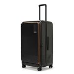 86.0% Off – MOKOBARA The Access Trunk Expandable Luggage – Black | Unisex Polycarbonate Hardshell Sided Inline Suitcase with Built in TSA Lock Travel Inline Suitcase (Black and Yellow) H-77 cms Large