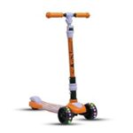 87.0% Off – Koxtons Scooter for Kids 6-12 with LED Wheels – Adjustable Height, Foldable Skate Scooter, No Assembly Required – Safe & Durable, Ideal for Boys & Girls, Up to 60kg | AzureOrange