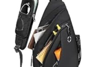 90.0% Off – Lubardy Sling Bag Crossbody Bags for Men Women, Anti-Theft Cross Body Chest Bags, Cross Body Bag for Casual Travel Hiking Outdoor Sports