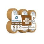 93.0% Off – Helopack Brown Bopp Tape 2 Inch (48mm) Full 65 Meter– (Pack of 6 Roll) –Strong Self Adhesive Carton Packing Durable Tape For Box Sealing, Shipping Parcel Packaging Industrial Office Tape
