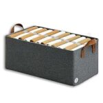 92.0% Off – BTfash Foldable Clothes Storage Baskets with Handles | Fabric Storage Organizer Boxes for Wardrobe, Sarees, Shirts, Books, Toys, Stationery, Documents, Blankets, Under Bed & Closet Use Pack of – 1