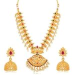 89.0% Off – Sukkhi Traditional Gold Plated Necklace Set for Women
