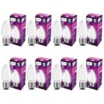 81.0% Off – PHILIPS 4-watt Filament Candle LED Bulb | Diffused Candle Bulb for Home & Decoration | Bulb Base: E27, Cool White | Pack of 8