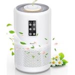 52.0% Off – Vewior Premium Air Purifiers for Home/Office Covers 1400ft², VEWIOR H13 True HEPA Air Purifier for Bedroom with Night Light, 9600 Hrs Filter Life, Remove 99.99% Allergen, Monitor Air Quality-White