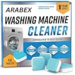 81.0% Off – ARABEX™ Washing Machine Cleaner Descaler 12 Pack – Deep Cleaning Tablets For HE Front Loader & Top Load Washer, Clean Inside Drum And Laundry Tub Seal (Washing Machine Cleaner Tablets – 12 Pack)