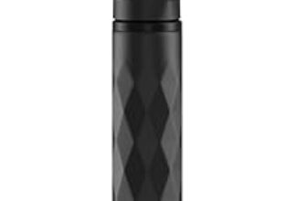 88.0% Off – Rioware® Water Bottle Stainless Steel 750ml Steel Water Bottles For Kids,Girls,Boys,Fridge,School,Gym, Home,office, Leak Proof & BPA Free with Sipper Cap-Black