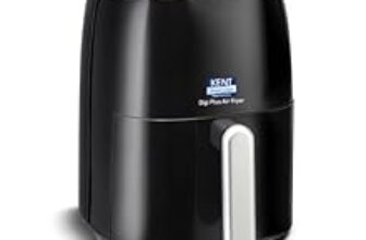 70.0% Off – KENT Digi Plus Air Fryer | 4L Capacity & 1300W | Fry, Grill, Roast & Bake | Digital Display & Touch Control Panel | Rapid Heating | 80% Less Oil Usage | High Temperature & Uniform Heating | Black