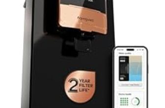50.0% Off – Aquaguard Ritz Pro RO+UV+Copper Water Purifier I Stainless Steel Tank | 2 year filter life | SMART Purifier | TDS Display | Filter Life & Water In take Tracker | With Mega Sediment filter