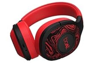 82.0% Off – boAt Rockerz 558 Bluetooth Wireless Over Ear Headphones with Mic Upto 20 Hours Playback, 50MM Drivers, Soft Padded Ear Cushions and Physical Noise Isolation (Red)