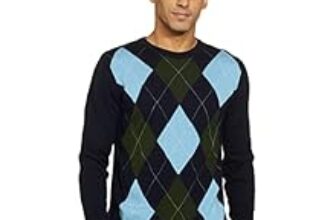82.0% Off – Amazon Brand – Symbol Men Acrylic LS Argyle Pattern Sweater Pullover