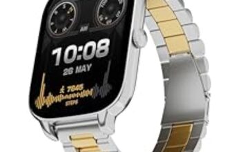 90.0% Off – Vibez Majestic Luxury Smartwatch for Women & Men – Stainless Steel Strap, 1.83″Display, High Resolution, 60 Sports Modes,100+ Watch Faces, Long Battery & Bluetooth Calling Smart Watch for Women & Men