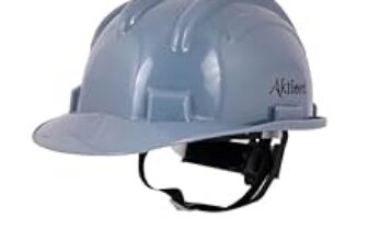 88.0% Off – Aktion AK H12_GRY Safety Helmets Rachet Type, IS 2925:1984 Color: Grey, Pack of 10