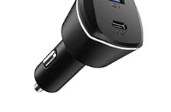 88.0% Off – Spigen Max 30W(12w+12w When Using Both Port) Fast Car Charger Adapter, Budget-Friendly, Dual Port(Type-C, Type-A) for iPhone 17/16/15/14 Series, Galaxy S25/24/23, Earbuds & More