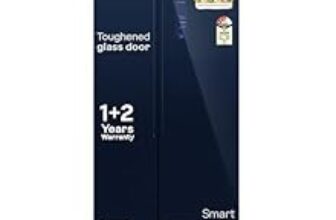 43.0% Off – Godrej 600L 3Star | 1+2 Year Additional Warranty | Smart Convertible Zones | Toughened Glass Door | Frost Free Inverter Side By Side Refrigerator (2025 Model, RS EONVELVET 646C RIT SM BL, Storm Blue)