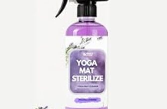 96.0% Off – WTC Yoga Mat Cleaner Spray (Peaceful Lavender), 500 ml – No Slippery Residue, Organic Essential Oils, Deep-Cleansing for Fitness Gear & Gym Equipment (500 ML)