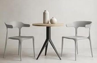 78.0% Off – INNOWIN Vision Arm Chair | Accent Chair for Living Room Home, Bedroom, Cafe and Hotels | One Year Warranty | Set of 2 | Plastic | Grey