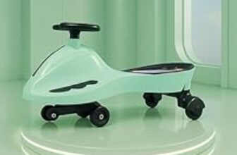 82.0% Off – Kidsmate Drift Swing Car for Kids – Ride-On Toy with PU Wheels, Non-Slip Pedals, and 360° Rotating Steering for Easy Navigate The Car for Ages 3 and Up -Sea Green