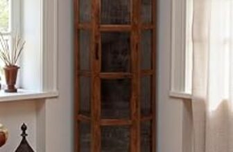 53.0% Off – The Attic INES Kitchen Cabinet, Multipurpose Cabinet for Bedroom Living Room Study bar, Solid Wood Bookshelf/Kitchen Cabinet, Solid Mango Wood, Honey Matte Finish