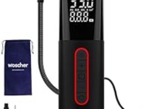 79.0% Off – Woscher 501 Digital Tyre Inflator for Car & Bike | 150 PSI | Auto Shut-Off | Digital Display | LED Light | DC 12V Portable Air Pump
