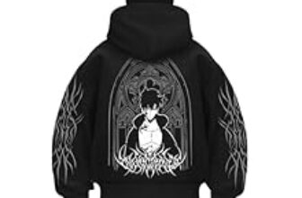 91.0% Off – LEGASUS Ninja Balaclava Zipper Hoodie for Men – Black Full Zip Hooded Jacket with Face Cover, Heavyweight Cotton 350 GSM Fleece Winter Streetwear Hoodie