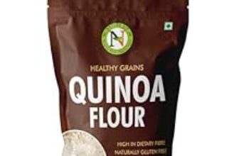 94.0% Off – NatureVit Quinoa Flour 5 kg (1 kg x 5 Packets) | Gluten-Free High Protein Atta | Ideal for Baking, Rotis & Healthy Recipes | Fibre-Rich & Naturally Nutritious