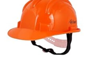 88.0% Off – Aktion AK H11_ORG Safety Helmets Nape Type, IS 2925:1984 Color: Orange, Pack of 2