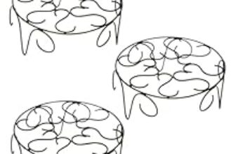 90.0% Off – TrustBasket Venice Plant Stand | 12 Inch Black Plant Stand for Balcony & Indoor Living Room | Plant Stands for Outdoor Balcony & Indoor Living Room | Rust-Free, Lightweight, 40 Kg Load (Set of 3)