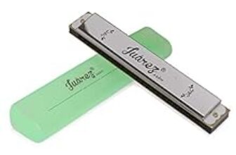 86.0% Off – JUAREZ JRH24A Professional Blues Harmonica Key of C Scale | Mouth Organ | Cover – Stainless Iron | Comb – Abs | Reed – Brass with Case Silver