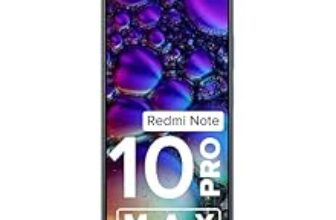 56.0% Off – Redmi Note 10 Pro Max (Glacial Blue, 6GB RAM, 128GB Storage) -108MP Quad Camera|120Hz Super Amoled Display