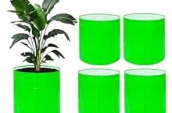 80.0% Off – Go Hooked Grow Bags for Gardening Vegetables Herbs & Flowers (Set of 5) Planter Bags for Home Balcony Terrace & Outdoor Farming (9 Inch, 250gsm) Heavy Duty Reusable Gallon Grow Bags