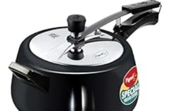 74.0% Off – Pigeon by Stovekraft 5 Litre Special Plus Hard Anodised Inner Lid Induction Base Pressure Cooker (Black) BIS Certified, 220 Watts