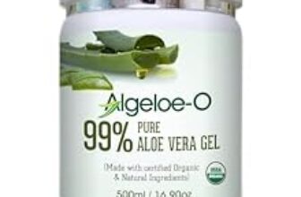 96.0% Off – Salvia ALGELOE – 99% Pure Organic Aloe Vera Gel – Skin & Hair Care – Soothing & Hydrating – Paraben & Sulfate-Free – 500ml