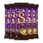 82.0% Drop – Cadbury Dairy Milk Silk Ganache Valentine’s Gift Pack Chocolate Bars, 54 g (Pack of 5)