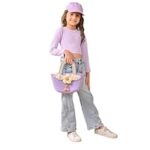 90.0% Off – LILPICKS Solid Stylish Full Sleeves Slim Fit Crop Top for Girls